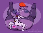  2018 5_toes ambiguous_penetration anthro anvil_position areola balls big_areola big_balls big_breasts big_butt breast_grab breast_squeeze breasts butt clothing digital_media_(artwork) dreadlocks duo equine erect_nipples eyeshadow female freckles gladys_payne_(darkmoontoons) hair hair_tie hand_on_breast head_between_breasts hippopotamus huge_balls huge_breasts huge_butt interspecies kiss_mark larger_female legs_up legwear lipstick long_hair looking_down makeup male male/female male_penetrating mammal mature_female nipples nude orange_hair overweight overweight_female penetration purple_background purple_hair rear_view sex short_hair simple_background size_difference smaller_male smutbooru stockings sweat thick_thighs thigh_highs toes voluptuous wide_hips zebra 