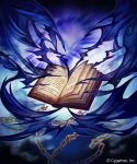  book_focus chain company_name cygames dark madogawa magic no_humans official_art open_book shadowverse turning_page underwater 
