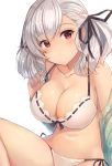  bikini cleavage girls_frontline motokonut spas-12_(girls_frontline) swimsuits 