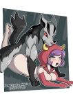  all_fours anthro bitw_(artist) courtney_(pok&eacute;mon) doggystyle female from_behind_position human human_on_anthro interspecies male male/female mammal mightyena mostly_nude nintendo nude pok&eacute;mon pok&eacute;mon_(species) sex video_games 
