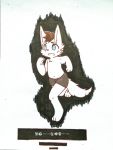  2018 ambiguous_gender anthro blue_eyes canine changed_(video_game) chinese_text comic fur lin_(changed) mammal meo-糸欧 text translation_request white_fur 