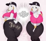  2018 anthro big_breasts big_butt boss_monster breasts butt caprine cleavage clothed clothing dialogue digital_media_(artwork) english_text female goat hat hi_res horn jewelry long_ears looking_at_viewer mammal merunyaa midriff navel slightly_chubby solo sweat sweatdrop text thick_thighs toriel under_boob undertale video_games voluptuous wide_hips 