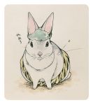  2016 ichthy0stega japanese_text lagomorph mammal rabbit simple_background solo text translation_request 