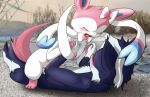  blue_fur blush bow cowgirl_position cum cum_in_pussy cum_inside curby duo eeveelution eyes_closed female female_on_top fur internal lars_(callistofox) male male/female mammal nintendo on_top open_mouth penetration penis pink_fur pink_nose pink_tail pok&eacute;mon pok&eacute;mon_(species) pussy raised_tail ribbons sex skunk spread_legs spreading sylveon vaginal vaginal_penetration video_games white_fur 