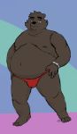  anthro bear belly bulge kemono male mammal overweight overweight_male softscone 