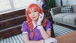  amano_miu apron blend_s cosplay gloves photo red_hair twin_braids yoshinobi 