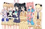  animal_ears blazer blush cardigan commentary disney dokachama duffy_the_disney_bear fake_animal_ears jacket kuroki_tomoko long_hair low_twintails multiple_girls necktie nemoto_hina smile tamura_yuri tanaka_mako twintails two_side_up uchi_emiri watashi_ga_motenai_no_wa_dou_kangaetemo_omaera_ga_warui! yoshida_masaki 