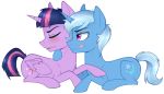  blush duo equine friendship_is_magic hair higglytownhero horn licking licking_lips male mammal my_little_pony purple_eyes tongue tongue_out trixie_(mlp) twilight_sparkle_(mlp) unicorn winged_unicorn wings 