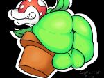  2018 backsack balls digital_media_(artwork) flora_fauna male mario_bros nintendo not_furry piranha_plant plant solo superiorfoxdafox video_games 