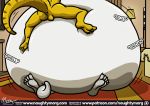  2018 anthro anus backsack balls belly big_belly climbing comic cum cum_inflation dragon hyper hyper_belly hyper_inflation inflation male male/male naughtymorg onomatopoeia penis seph_(naughtymorg) sound_effects stuart_(naughtymorg) x_anus 