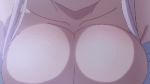  1boy 1girl animated animated_gif breast_press breasts fuyuzora_kogarashi nipples white_hair yunohana_yuuna yuragisou_no_yuuna-san 