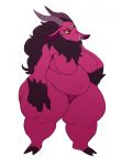  &lt;3 2018 absurd_res anthro big_breasts big_butt breasts butt caprine demon demon_goat facial_piercing female goat goat_demon hi_res mammal multi_eye nose_piercing nose_ring overweight piercing simple_background solo sssonic2 thick_thighs tongue tongue_out voluptuous white_background wide_hips 