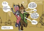  ambiguous_gender axelegandersson disney english_text female judy_hopps male nick_wilde text zootopia 