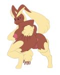  anthro anus autumm_airwave breasts female hand_on_butt looking_at_viewer looking_back lopunny nintendo nipples nude pok&eacute;mon pok&eacute;mon_(species) pussy smile solo standing video_games 