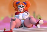  2018 3d_(artwork) animatronic baby_(fnafsl) big_breasts breasts digital_media_(artwork) female fingering fingering_self five_nights_at_freddy&#039;s hair humanoid machine masturbation nipples not_furry pussy robot sister_location smile solo unknown_artist vaginal vaginal_masturbation video_games 