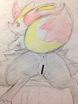  anthro anus blush braixen butt censored eiroru female nintendo pok&eacute;mon pok&eacute;mon_(species) presenting pussy pussy_juice video_games 