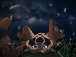  colrblnd_(artist) duzt_(artist) fangs field guardians_of_the_galaxy marvel night rocket_raccoon star 