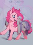  2018 blue_eyes cutie_mark digital_media_(artwork) duo earth_pony equine evehly eyelashes female feral friendship_is_magic hair hi_res hooves horse mammal maud_pie_(mlp) my_little_pony open_mouth pink_hair pinkie_pie_(mlp) pony purple_hair sibling sisters teeth url zoom_layer 