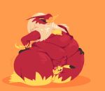  2016 ambiguous/ambiguous ambiguous_gender avian big_butt blaziken boot_(artist) butt cel_shading crush deep_navel digital_drawing_(artwork) digital_media_(artwork) duo fire fire_breathing hand_on_butt hand_on_thigh hyper looking_down nintendo open_mouth orange_background overweight pikachu pok&eacute;mon pok&eacute;mon_(species) simple_background size_difference smile struggling sweat thick_thighs video_games wide_hips yellow_sclera 