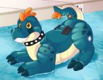  cute dinosaur grin inflatable pool_(disambiguation) pool_toy rakete smile squishy teeth tyrone water 