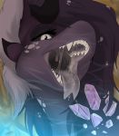  crysta_(toaofspace) dragon drooling fangs mouth_shot open_mouth saliva teeth tongue voregence 