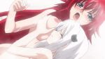  10s 2girls animated animated_gif blush breast_grab breasts eyes_closed grabbing high_school_dxd large_breasts multiple_girls nude red_hair rias_gremory smile toujou_koneko water wet white_hair yuri 