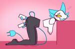 anal animated anthro areola bodily_fluids breasts deltarune female genital_fluids kaboozey masturbation nude pussy_juice solo tail tasque_manager undertale_(series) vaginal
