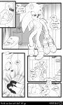 absurd_res anthro clothing comic dialogue english_text eulipotyphlan footwear hedgehog hi_res krazyelf male mammal open_mouth open_smile sega shoes smile solo sonic_the_hedgehog sonic_the_hedgehog_(series) sound_effects text