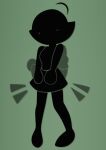 animated blush bottomwear clothed clothing clothing_lift crossgender female game_and_watch green_background hair human humanoid lcd mammal nintendo pixelboy presenting short_hair simple_background skirt skirt_lift solo stickfigure super_smash_bros.