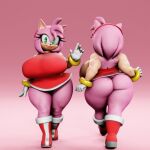 3d_(artwork) amy_rose anthro big_breasts big_butt boots breasts butt clothing digital_media_(artwork) eulipotyphlan female footwear green_eyes hedgehog hi_res humanoid mammal muscular muscular_anthro muscular_female sega solo sonic_the_hedgehog sonic_the_hedgehog_(series) thick_thighs vulkyasha