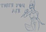 anthro big_breasts big_ears blush breasts canid canine canis clenched_teeth danger dangerous digital_media_(artwork) drawpile_(artwork) evil_face evil_grin evil_look female guide_lines holding_object jackal knife looking_at_viewer mammal nude simple_background sketch sketch_page skinny skinny_anthro skinny_female skinny_humanoid slim slim_anthro slim_female small_waist smile solo synth_(disambiguation) tail teeth teeth_showing text the_dark_skull
