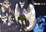  anthro avian clothed clothing coat digital_media_(artwork) english_text fingers fur gryphon hooves looking_at_viewer male mythological_avian mythological_creature mythology open_mouth raincoat rinkamo signature simple_background smile solo tail text topwear wings wolfennecus(world) 