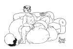  balls boo3 briefs bulge clothing cougar feline male maloo mammal scratching sofa underwear 