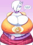  2018 big_breasts big_butt breasts butt carrie_krueger cartoon_network clothed clothing female ghost huge_breasts jaeh jaehthebird nipples overweight solo spirit the_amazing_world_of_gumball thick_thighs wide_hips 