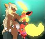  age_difference anthro breast_grab breastfeeding breasts butt cabbyyuki_(artist) child clothed clothing cub cum cum_in_pussy cum_inside digital_media_(artwork) duo eeveelution erection female flareon flower fur furniture hair hand_on_breast holding_head larger_female long_hair male male/female mammal nintendo nipples nude older_female partially_clothed penetration penis plant pok&eacute;mon pok&eacute;mon_(species) pok&eacute;morph pussy raichu saliva sex simple_background sitting size_difference smaller_male smile sweat tongue tuft vaginal vaginal_penetration video_games young younger_male 