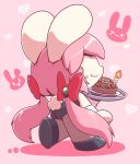  &lt;3 2017 :3 cake candle clothed clothing fire food lagomorph mammal nettsuu rabbit solo 