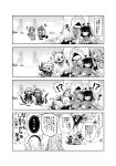  4koma 6+girls boots chiki closed_mouth comic commentary_request detached_sleeves dress fa female_my_unit_(fire_emblem:_kakusei) female_my_unit_(fire_emblem_if) fire_emblem fire_emblem:_fuuin_no_tsurugi fire_emblem:_kakusei fire_emblem:_monshou_no_nazo fire_emblem:_seima_no_kouseki fire_emblem_heroes fire_emblem_if gimurei gloves greyscale grin hair_ornament hairband highres hood hooded_coat jewelry kanna_(female)_(fire_emblem_if) kanna_(fire_emblem_if) knee_boots long_hair long_sleeves mamkute monochrome multiple_boys multiple_girls my_unit_(fire_emblem:_kakusei) my_unit_(fire_emblem_if) myrrh nakabayashi_zun ninian open_mouth parted_lips pointy_ears short_dress short_hair sleeping smile summoner_(fire_emblem_heroes) tiara translation_request tree wings 