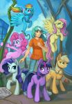  2018 5_fingers amber_eyes applejack_(mlp) asimos beverage blonde_hair blue_eyes blue_feathers building can city clothed clothing cloud collaboration cowboy_hat cutie_mark earth_pony equine eyebrows eyelashes feathered_wings feathers female feral floppy_ears fluttershy_(mlp) flying footwear friendship_is_magic fully_clothed green_eyes green_hair group hair hat hooves horn horse human lexx2dot0 long_hair lyra_heartstrings_(mlp) mammal maytee multicolored_hair my_little_pony newspaper nude open_mouth open_smile outside pants paper pegasus pink_hair pinkie_pie_(mlp) pony purple_eyes purple_hair rainbow_dash_(mlp) rainbow_hair rarity_(mlp) shoes short sky skyscraper smile sneakers soda standing street street_lamp teal_eyes teeth tongue twilight_sparkle_(mlp) two_tone_hair unicorn white_hair wings yellow_feathers 