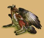  2018 anatomically_correct anatomically_correct_pussy animal_genitalia animal_pussy antlers anus avian beak bird black_anus black_feathers black_pussy brown_fur butt casimirr cervigriff cervine cervinegryph corvid equine_pussy feathered_wings feathers female feral fur green_eyes gryphon hippogryph hooves horn jagal luecynda mammal masturbation presenting pussy raised_tail sex_toy simple_background solo tail_feathers toying_self vaginal vaginal_masturbation white_feathers white_fur wings 