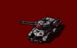  caterpillar_tracks command_and_conquer command_and_conquer:_red_alert_2 commentary_request ground_vehicle gun langbazi machine_gun military military_vehicle motor_vehicle no_humans red_background tank weapon 