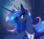  2015 blue_theme equine famosity female friendship_is_magic horn jewelry mammal my_little_pony necklace princess_luna_(mlp) probablyfakeblonde solo winged_unicorn wings 
