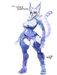  2018 absurd_res alpha_channel anthro big_breasts big_thighs breasts cleavage clothed clothing edit feline female hi_res huge_breasts looking_at_viewer mammal queen_of_cats ready_player_one small_waist snao unknown_artist wide_hips 