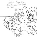  applejack_(mlp) dildo duo earth_pony english_text equine feathered_wings feathers female female/female friendship_is_magic hair half-closed_eyes hand_on_thigh hat hi_res horse line_art mammal monochrome my_little_pony pegasus penetration pony poprocks pussy pussy_juice rainbow_dash_(mlp) raised_leg sex_toy simple_background smile spread_legs spreading sweat text tongue tongue_out toying_partner underhoof vaginal wing_boner wings 