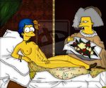  art manet marge_simpson olympia selma_bouvier the_simpsons 