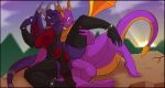  anal anal_penetration anthro balls breasts clothing cynder dragon duo erection female horn humanoid_penis loincloth male male/female nipples open_mouth penetration penis pussy spazman spread_legs spreading spyro spyro_the_dragon thick_thighs video_games wings 