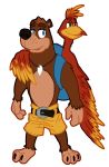  avian banjo banjo-kazooie bear bird breegull kazooie mammal musical_instrument rareware scapewolf video_games 