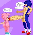  amy_rose anthro balls big_balls big_butt big_penis butt cub denizen1414 english_text female fisting huge_penis hyper hyper_penis looking_pleasured male male/female mostly_nude penetration penis sonic_(series) sonic_the_hedgehog text urethral urethral_fisting urethral_penetration young 