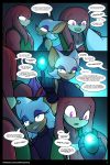  anthro comic dialogue english_text female knuckles_the_echidna leather male marik_azemus34 rouge_the_bat seductive sonic_(series) sonic_boom speech_bubble text wings 