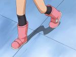  animated animated_gif black_legwear boots hikari_(pokemon) knee_boots kneehighs legs pokemon thighs walking 