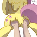 arthropod big_butt butt butterfly equine female fluttershy_(mlp) friendship_is_magic full_stop human insect mammal my_little_pony pegasus squish wings 